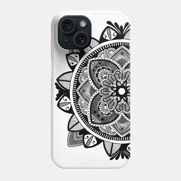 Mandala (Design on Front) Phone Case by Major Art Design