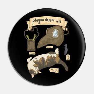 Plague doctor kit. history nerd Pin