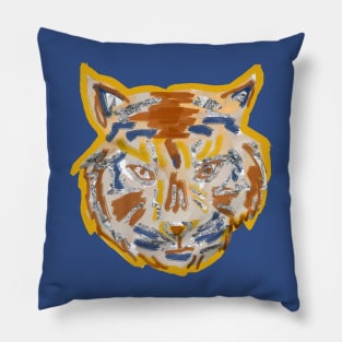 Tiger watercolor 2 Pillow