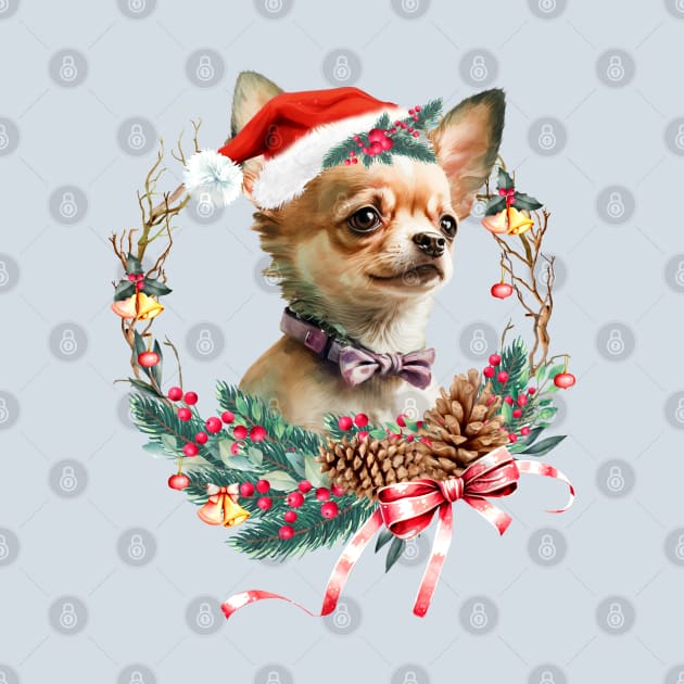 Christmas Dog Chihuahua by Astramaze