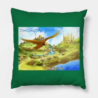 Don't just fly, soar! Pillow