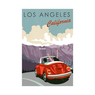 Los Angeles, Vintage Travel T-Shirt