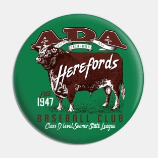 Ada Herefords Pin