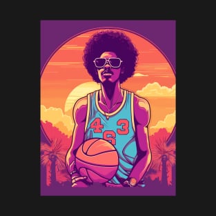 Retro Basketball Player T-Shirt