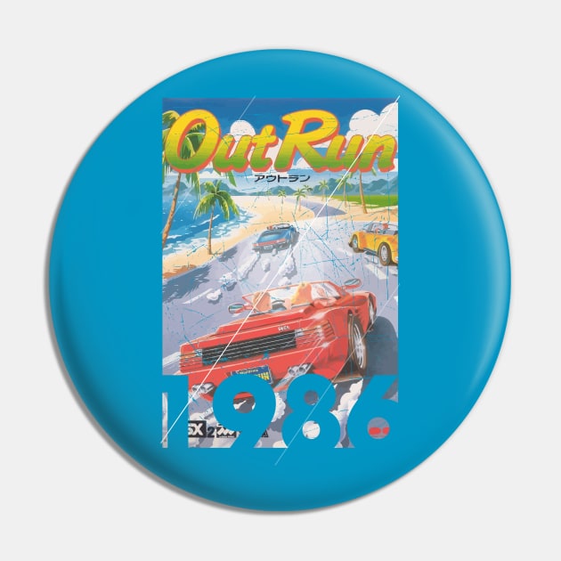 Out Run Pin by Slippytee