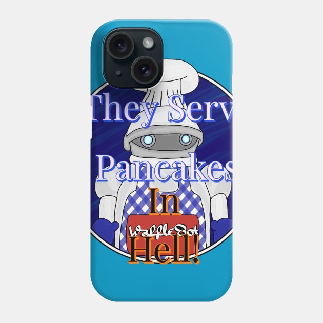 Waffle Bot Phone Case by AndrewValdezVisuals