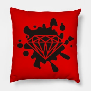 Diamond splat Pillow