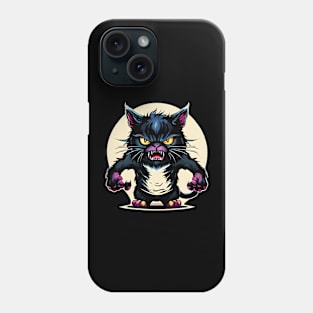 Angry Cat Monster Phone Case