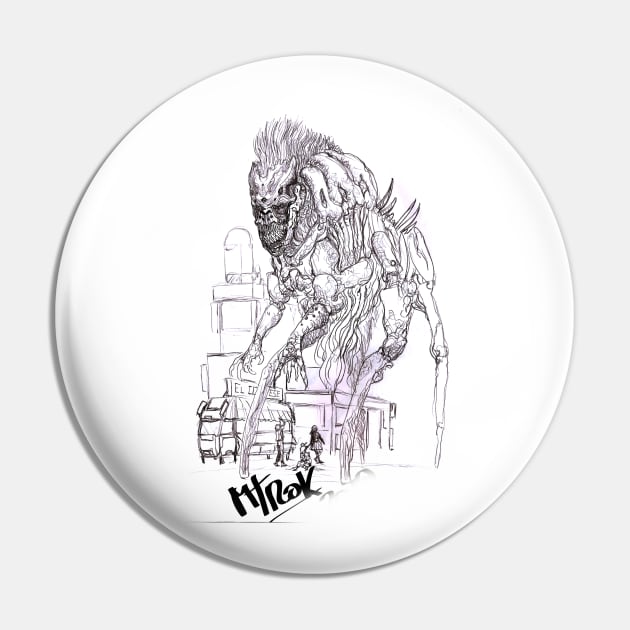 a monster on the street Pin by Mtrok