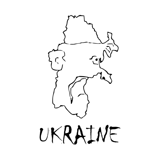 A funny map of Ukraine - 2 by percivalrussell