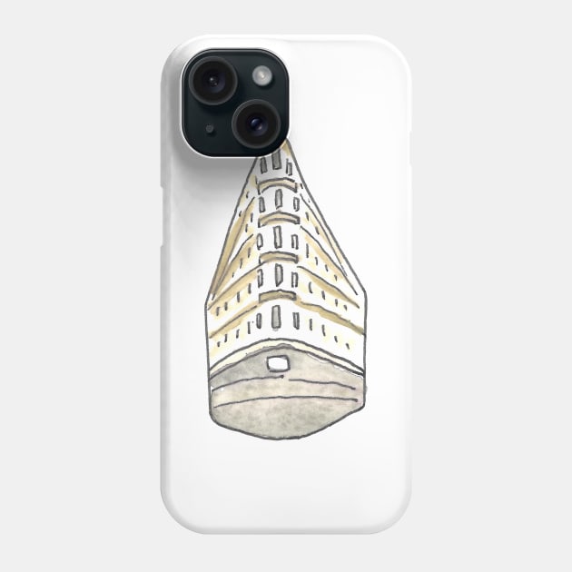 New York City Icons: Flat Iron Building Phone Case by buhloop.icons