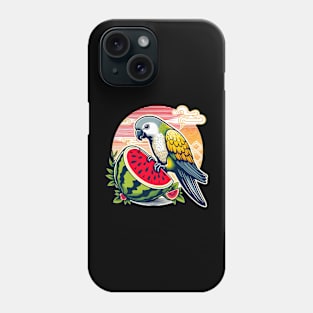 Watermelon parrot Phone Case