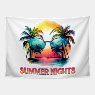 Summer nights - Made In The 80s Retro Tapestry