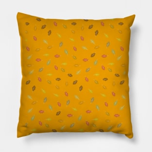 Leaves and Autumn Pillow