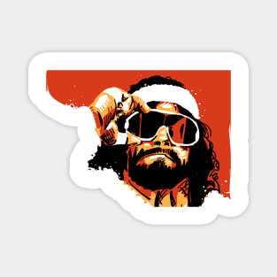 Macho Man With Sunglasses Magnet