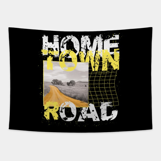 Home Town Road Tapestry by RadioaktivShop