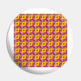 Bright Floral Pattern Version #4 Pin