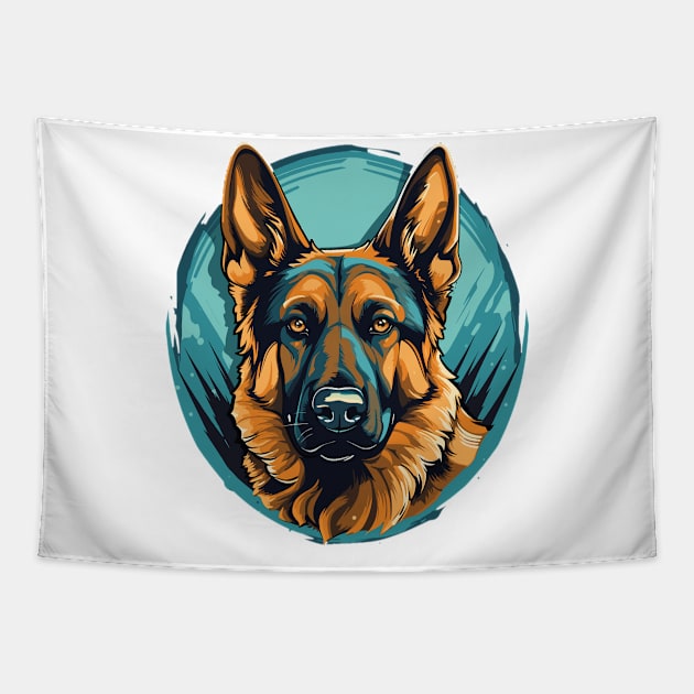 German Shepherd Tapestry by remixer2020