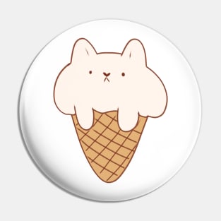 Vanilla Ice cream cat Pin