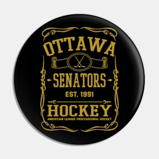 Vintage Senators Hockey Pin