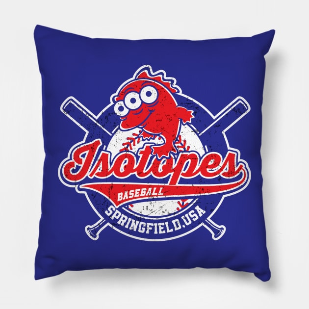 Isotopes Baseball Pillow by carloj1956