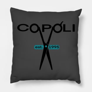 copoli salon logo Pillow