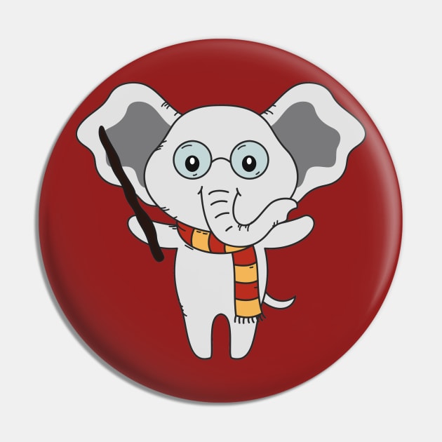 Wizard Elephant Pin by MordaxFurittus