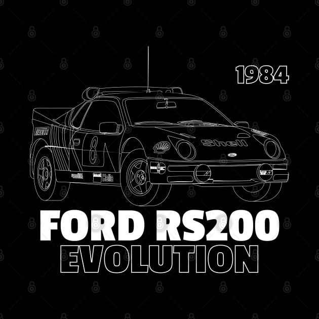 FORD RS200 by kindacoolbutnotreally