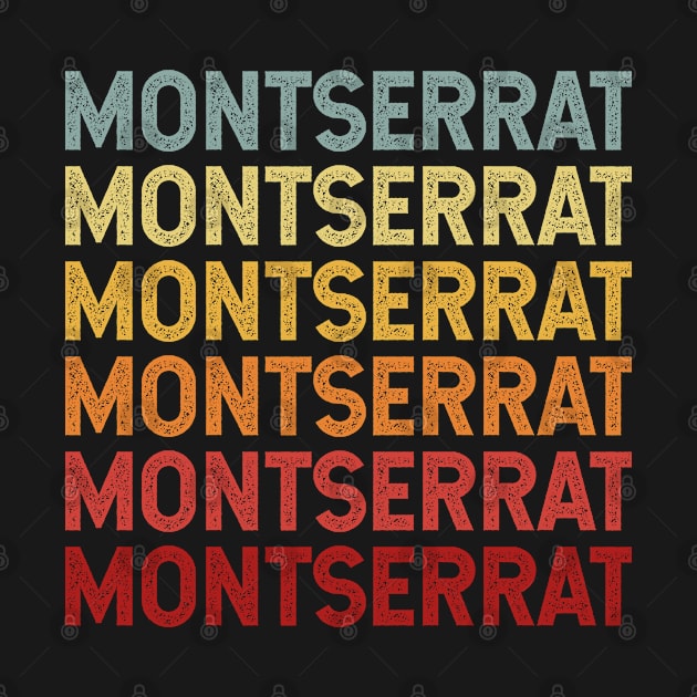 Montserrat Vintage Name Gift by CoolDesignsDz