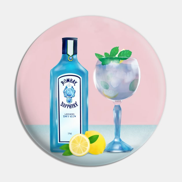 Gin Tonic Pin by Petras