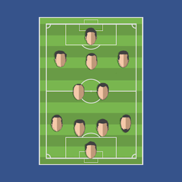 Discover Football Formation 4-2-3-1 - Football - T-Shirt