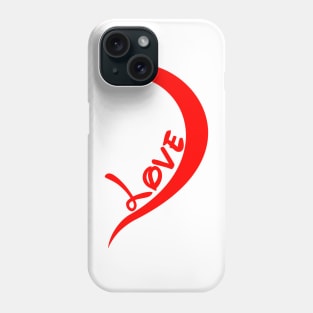 half heart Phone Case