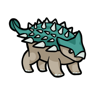 Spikey Boi Cute Ankylosaurus Dino Dinosaur T-Shirt