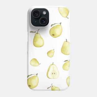 Yellow pear pattern Phone Case