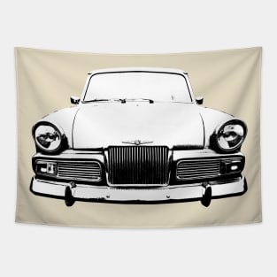 Sunbeam Rapier 1960s British classic car monoblock black and white Tapestry