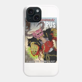 Beware The Krampuslauf! by Grafixs© Phone Case