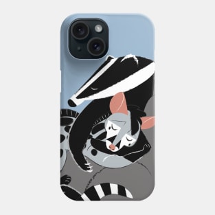 365 Love Need a Hug Badgers and Genets Phone Case