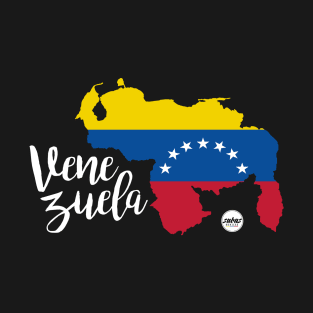 Venezuela Map Zona 7 estrellas T-Shirt
