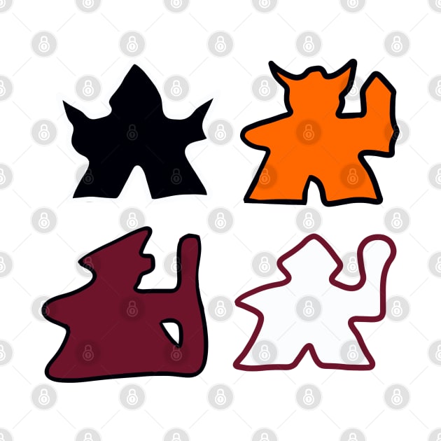 Meeples by ARTEMIDA