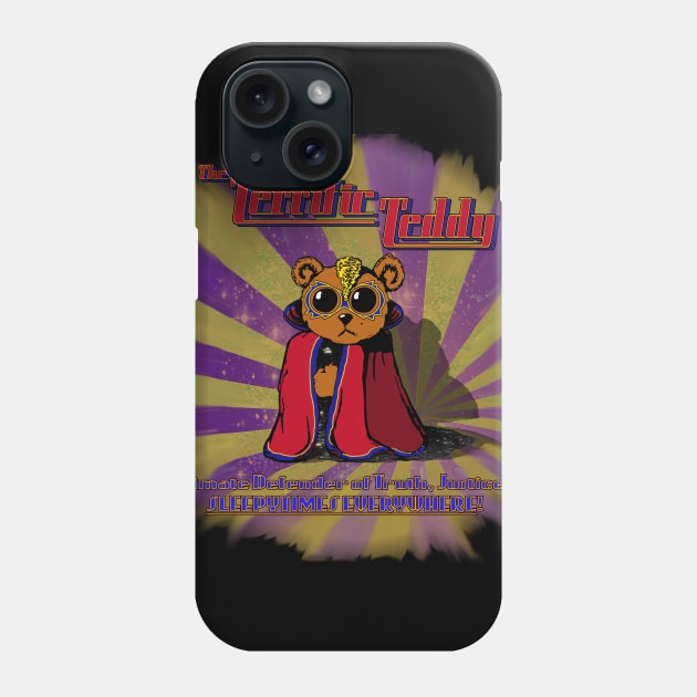 The Terrific Teddy Phone Case by ImpArtbyTorg