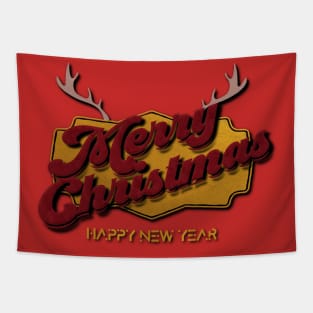 Merry Christmas Gift Tapestry