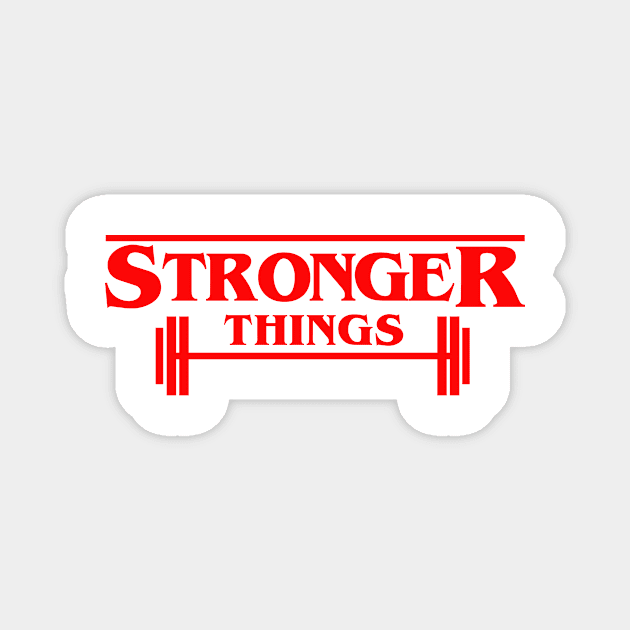 Stronger Things Magnet by Calculated