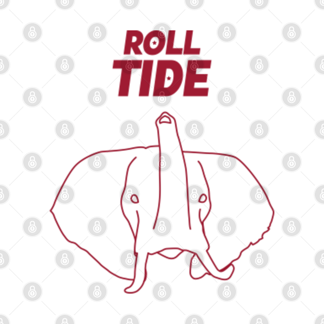 Disover roll tide the elephant - Roll Tide - T-Shirt