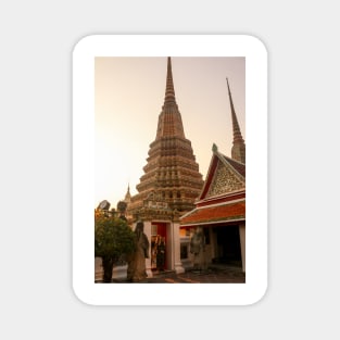 Third entrance view to Phra Chedi Rai at Wat Pho Magnet