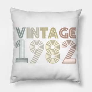 37th Birthday Gift Vintage 1982 Classic Pillow