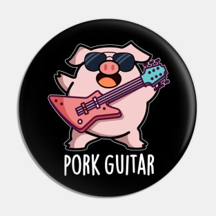 Pork Guitar Cute Rock Guitar Pig Pun Pin
