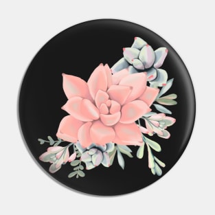 Succulent Flower Arrangement Pin