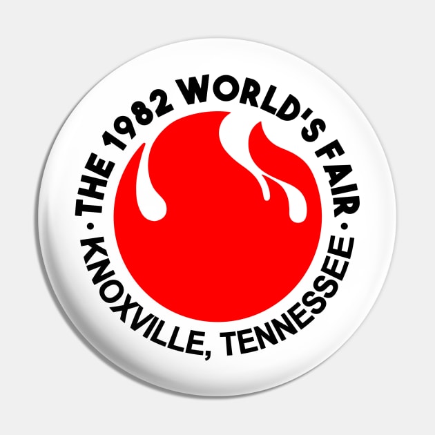 '82 World's Fair Logo - 4 Pin by BigOrangeShirtShop