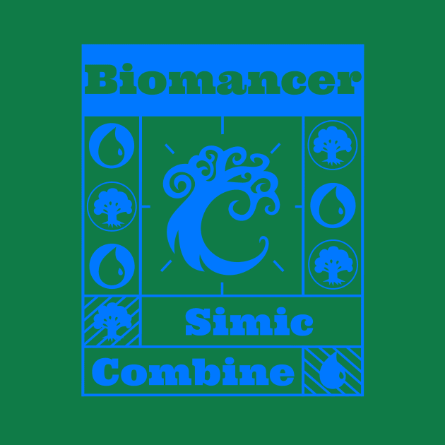Simic Combine | Biomancer| MTG Guild Blue on Green EXP Design by ChristophZombie