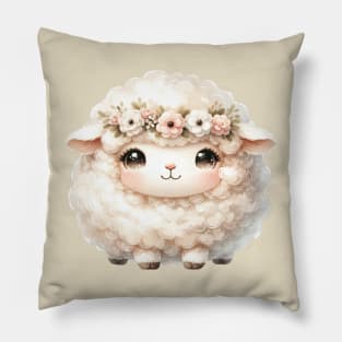 Adorable Baby Sheep Pillow